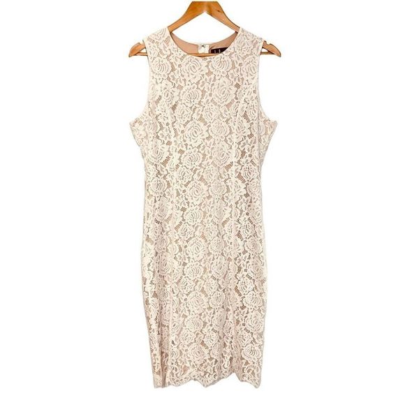 LULU'S Corita White Lace Sleeveless Midi Dress XL - Picture 2 of 16